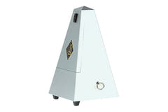 Wittner metronom pyramidform - Siver matt blank 845202