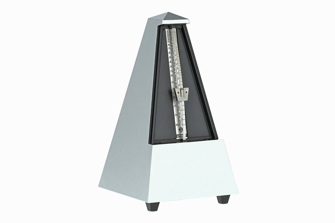 Wittner metronom pyramidform - Siver matt blank 845202