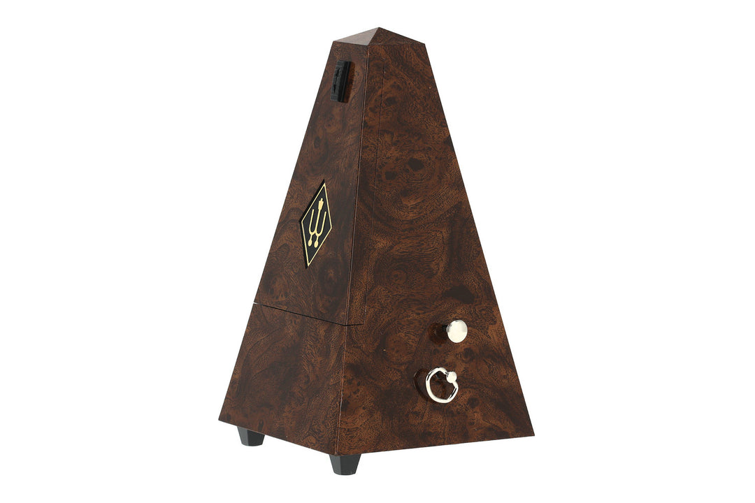 Wittner metronom i pyramidform - Root wood 855001