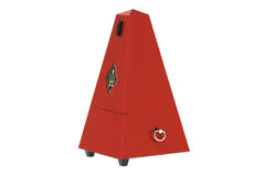 Wittner metronom pyramidform - mörkröd matt 845201