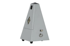 Wittner metronom i pyramidform - Siver matt bright 855202