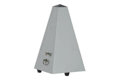Wittner metronom i pyramidform - Siver matt bright 855202