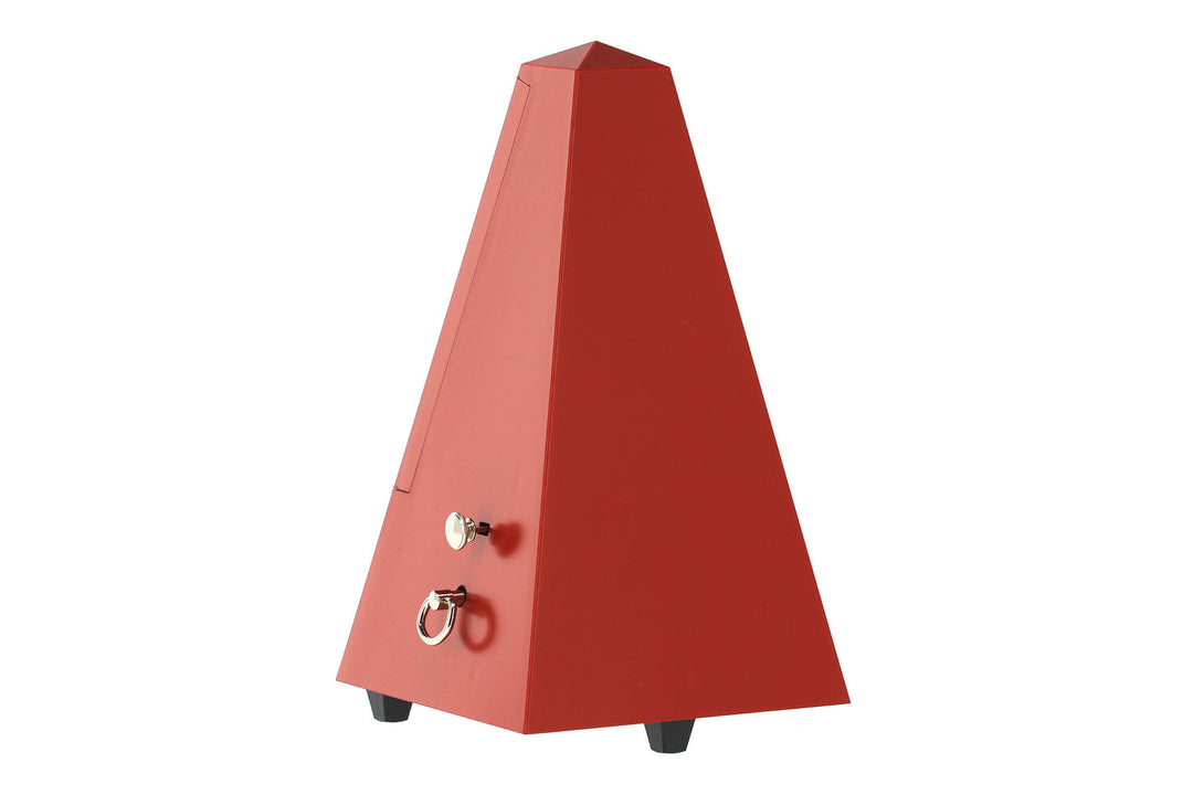 Wittner metronom i pyramidform - mörkröd matt 855201