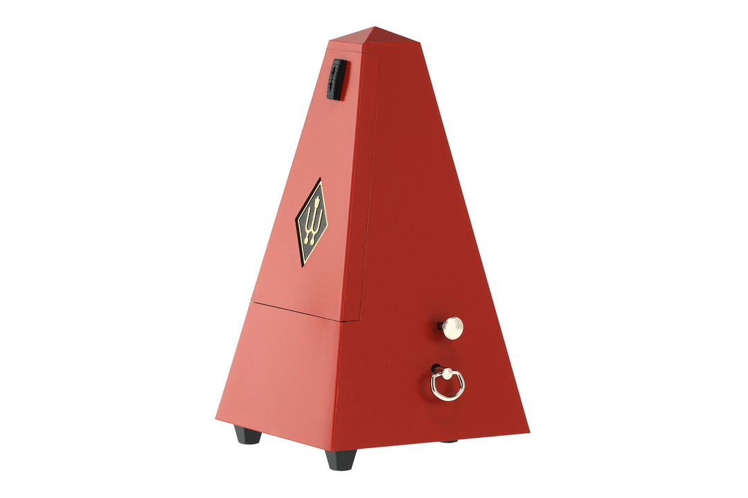 Wittner metronom i pyramidform - mörkröd matt 855201