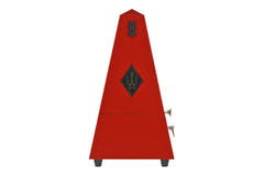 Wittner metronom i pyramidform - mörkröd matt 855201