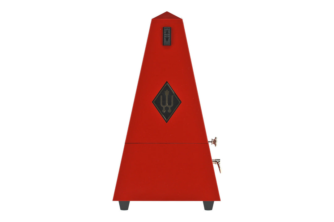 Wittner metronom i pyramidform - mörkröd matt 855201