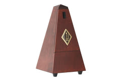Wittner metronom i pyramidform - mahognyfärgad, högglans 810