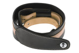 GEWA Gitarrer-remmar Prestige 65 vadderad Security Locks - black punctured/brown