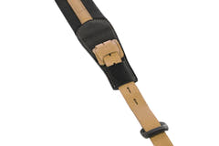 GEWA Gitarrer-remmar Prestige 65 vadderad Security Locks - black punctured/brown