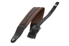 GEWA Gitarrer-remmar Prestige 85 vadderade Security Locks - brun/svart