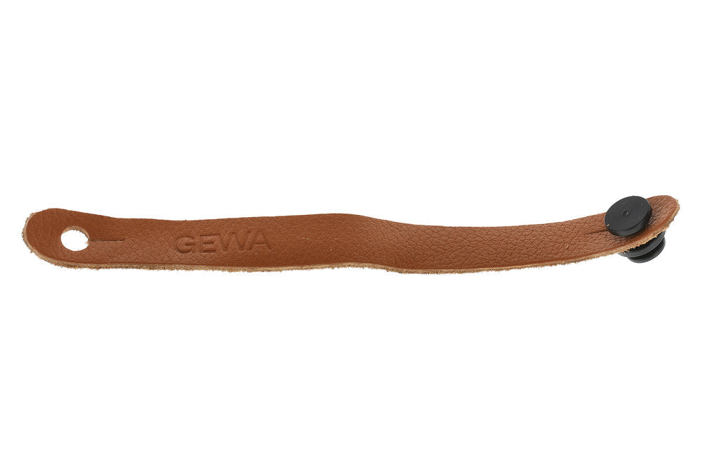 GEWA Tie Strap ögla för gitarrrem, läder, brun