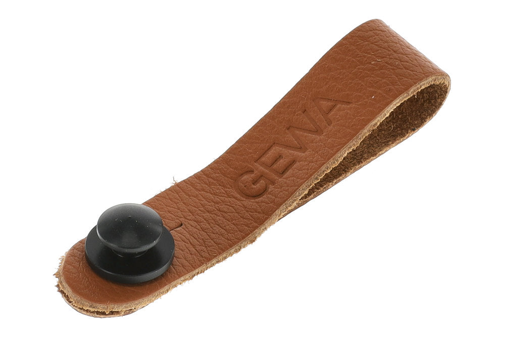 GEWA Tie Strap ögla för gitarrrem, läder, brun