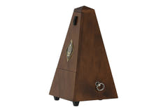 Wittner metronom i pyramidform - Nötbrun matt 803M
