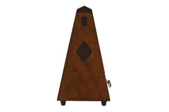 Wittner metronom i pyramidform - Nötbrun matt 803M