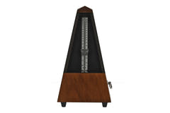 Wittner metronom i pyramidform - Nötbrun matt 803M