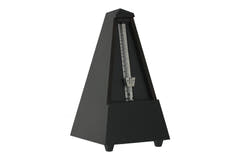 Wittner metronom i pyramidform - Svart matt 806M