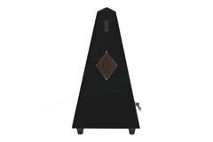 Wittner metronom i pyramidform - Svart matt 806M