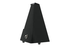 Wittner metronom i pyramidform - svart högglans 806