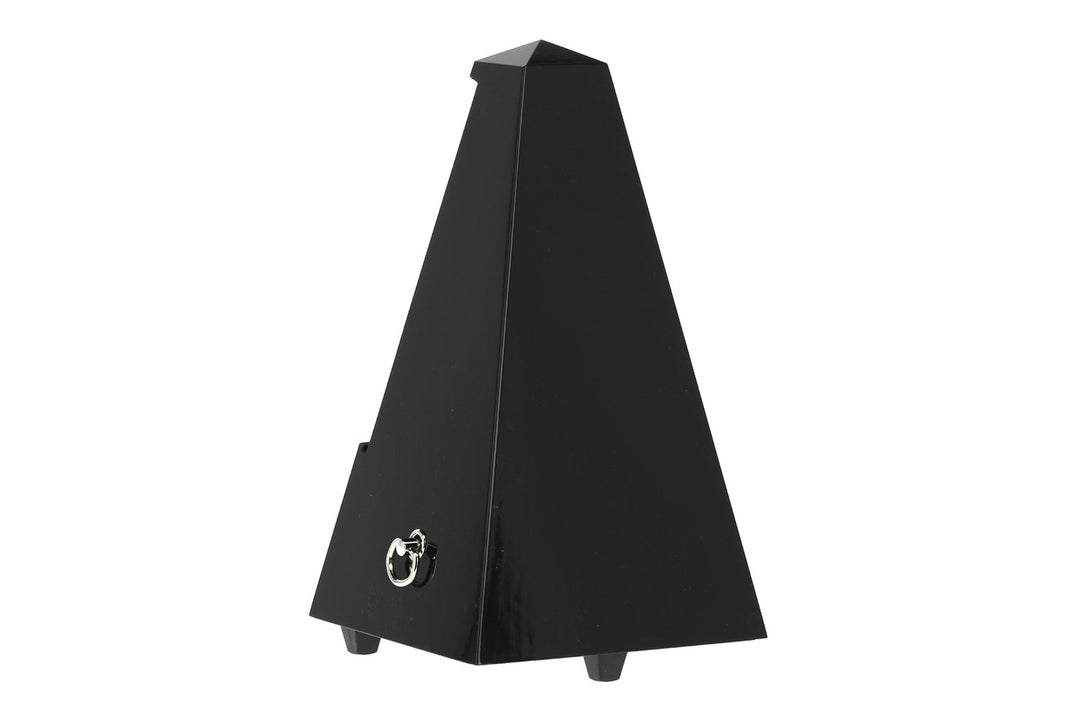 Wittner metronom i pyramidform - svart högglans 806