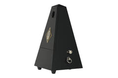 Wittner metronom i pyramidform - svart matt 816M