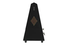 Wittner metronom i pyramidform - svart matt 816M