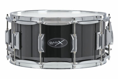 Basix Classic Wood virveltrumma 14" x 6,5", poppel, svart