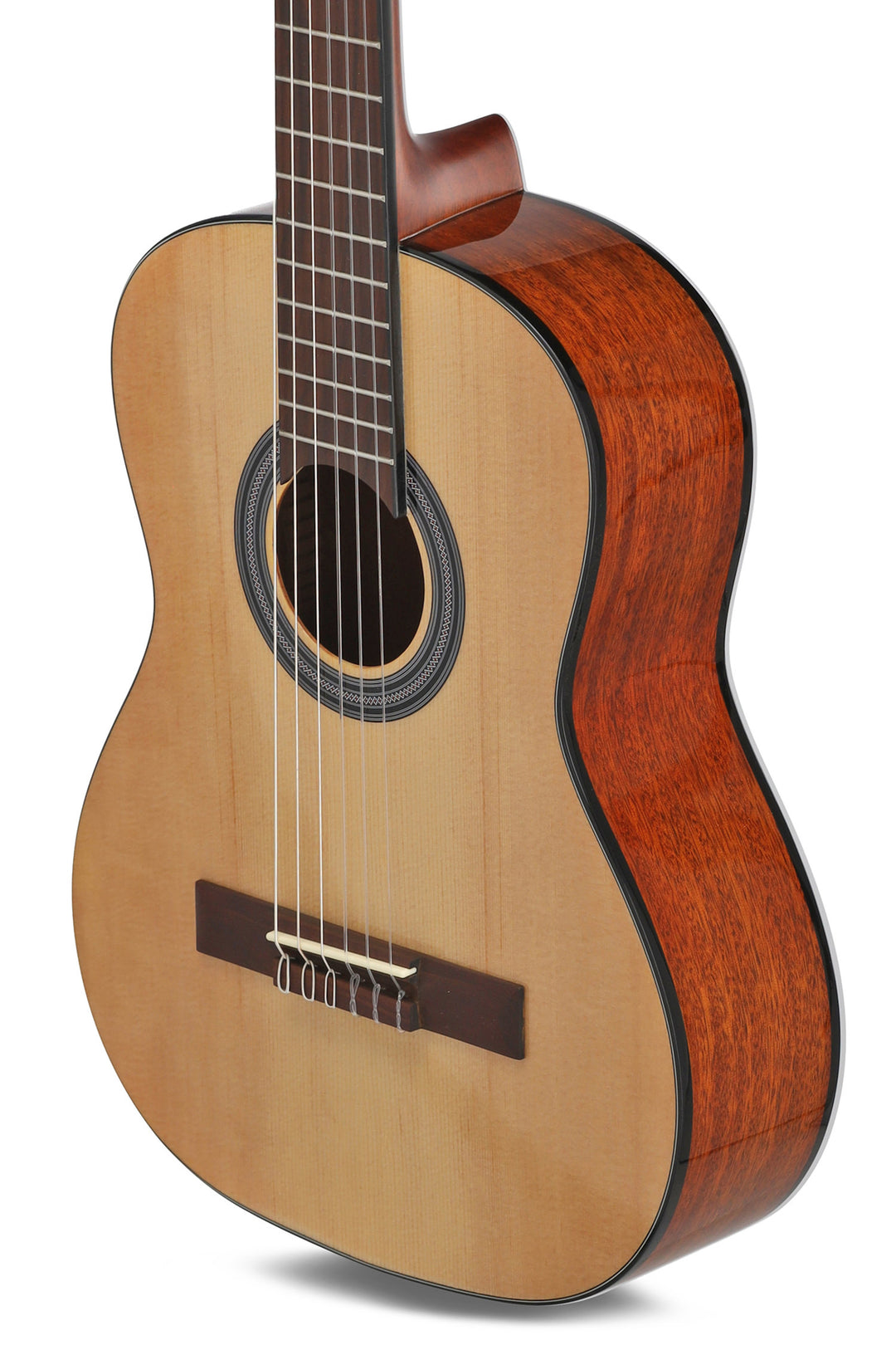 GEWA klassisk gitarr Student Natural - 1/2-storlek natur