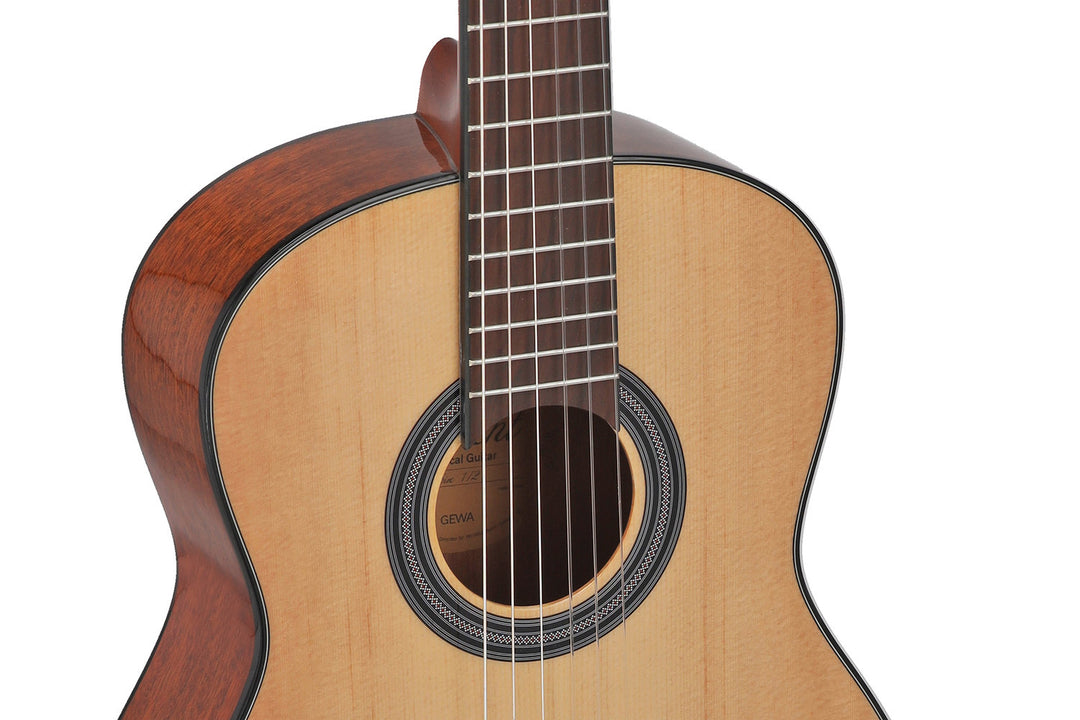 GEWA klassisk gitarr Student Natural - 1/2-storlek natur