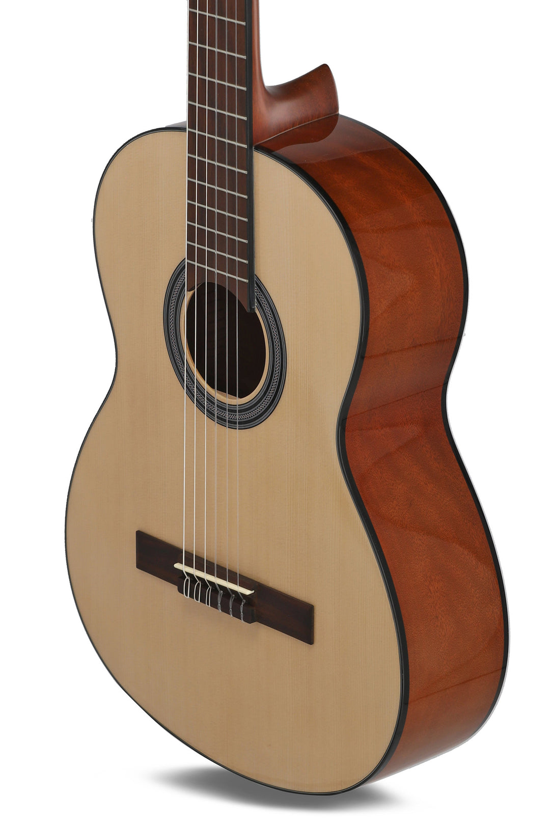 GEWA klassisk gitarr Student Natural - 4/4-storlek natur