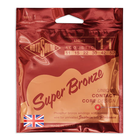 Rotosound Super Bronze SB11 westerngitarrsträngar 11-52
