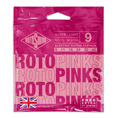 Rotosound Roto Pinks R9 elgitarrsträngar 9-42