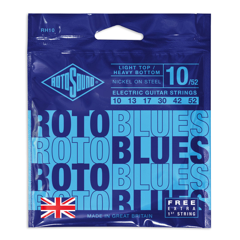 Rotosound Roto Blues RH10 elgitarrsträngar 10-52
