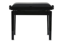 GEWA Piano bench Deluxe Vinyl - Black highgloss (Seat black)