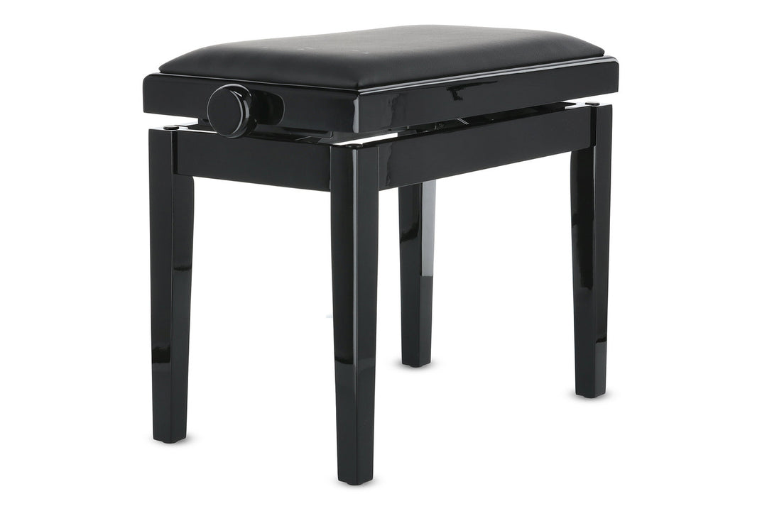 GEWA Piano bench Deluxe Vinyl - Black highgloss (Seat black)
