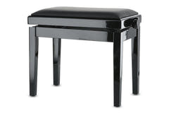 GEWA Piano bench Deluxe Vinyl - Black highgloss (Seat black)