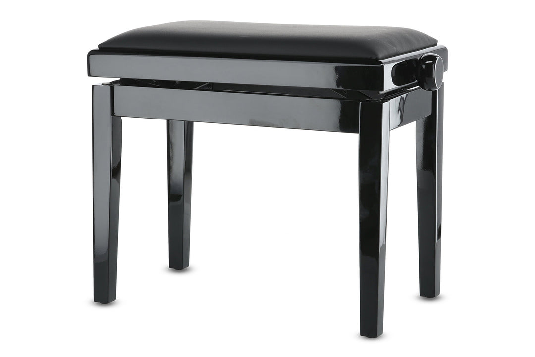 GEWA Piano bench Deluxe Vinyl - Black highgloss (Seat black)