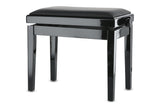 GEWA Piano bench Deluxe Vinyl - Black highgloss (Seat black)