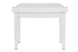 GEWA Piano bench Deluxe Vinyl - White matt (White seat)