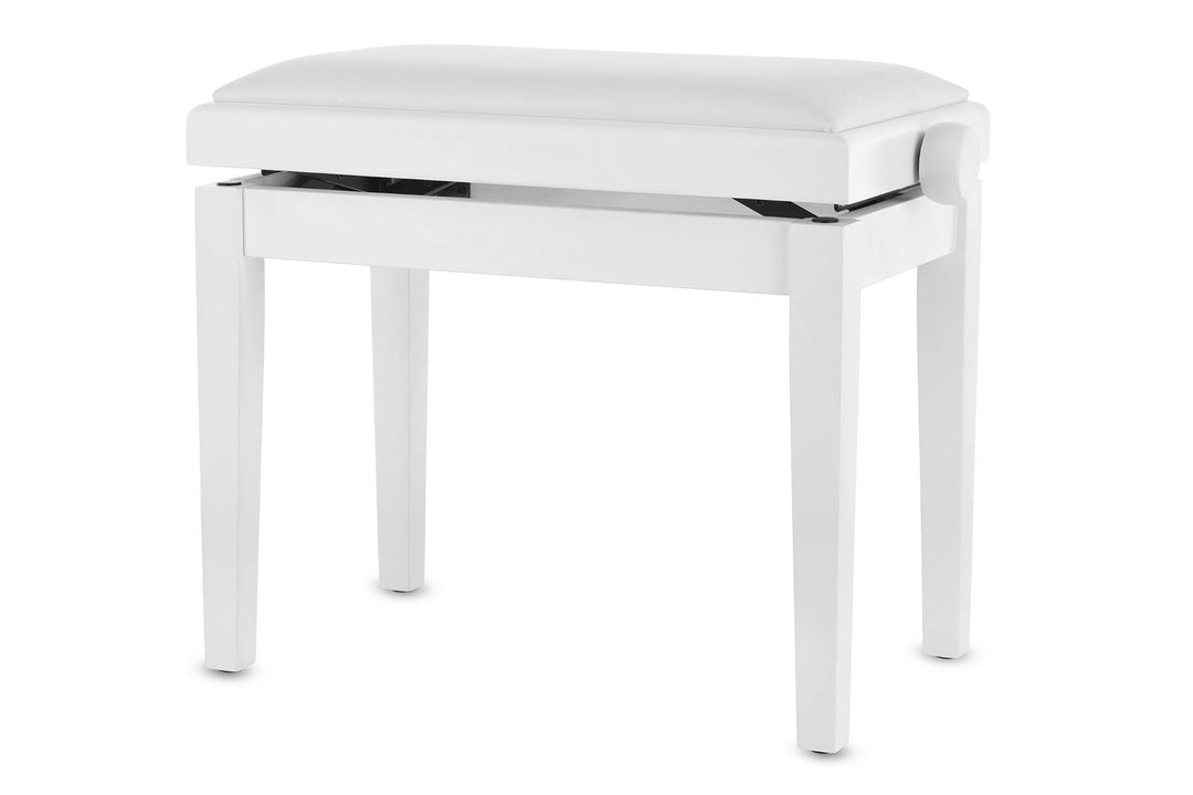 GEWA Piano bench Deluxe Vinyl - White matt (White seat)