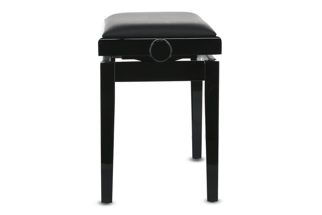 GEWA Piano bench Deluxe Vinyl - Black highgloss (Seat black)
