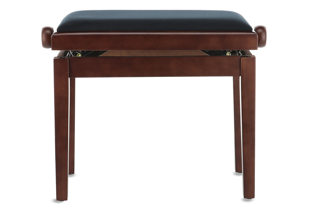 GEWA Piano bench Deluxe - Walnut dark matt (Seat black)