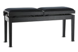 GEWA pianobänk Deluxe Double - svart matt