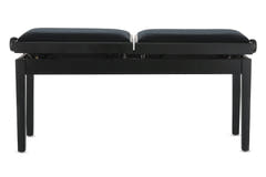 GEWA pianobänk Deluxe Double - svart matt