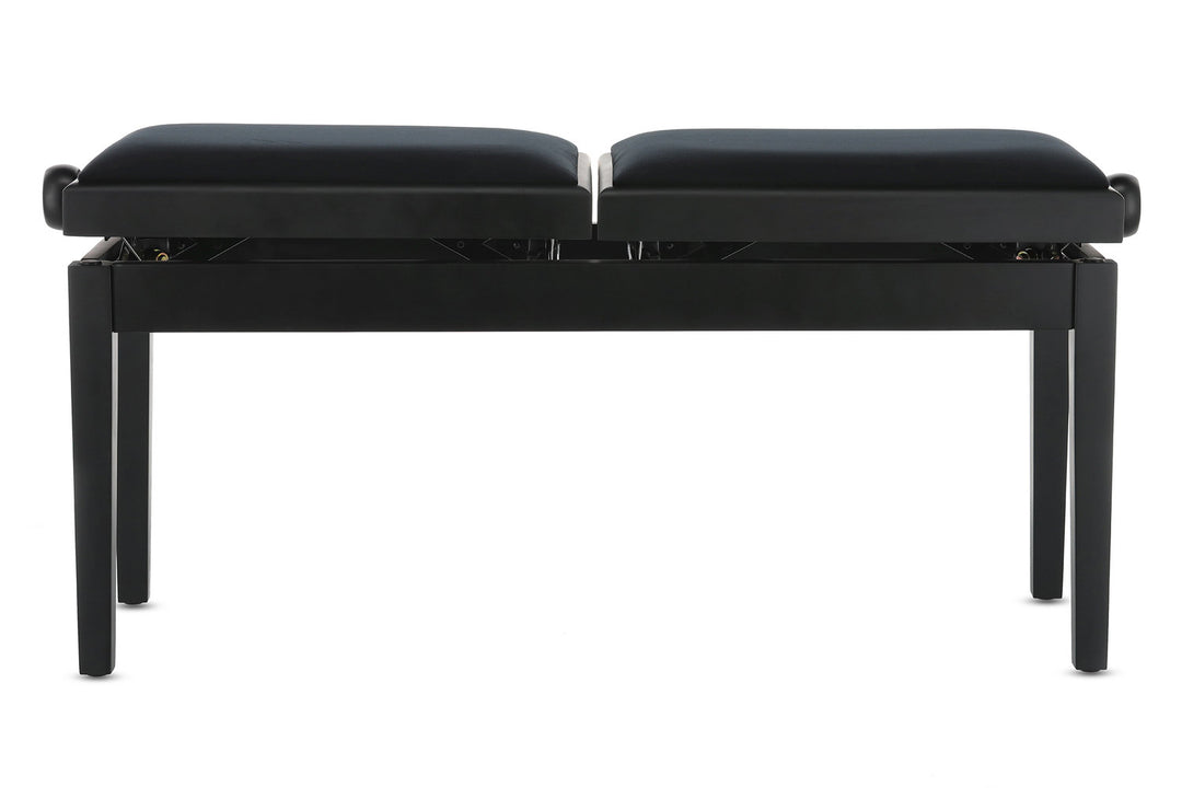 GEWA pianobänk Deluxe Double - svart matt