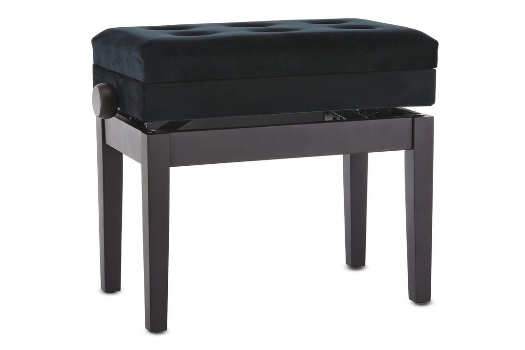 GEWA pianobänk Deluxe med förvaringsfack - Rosewood matt