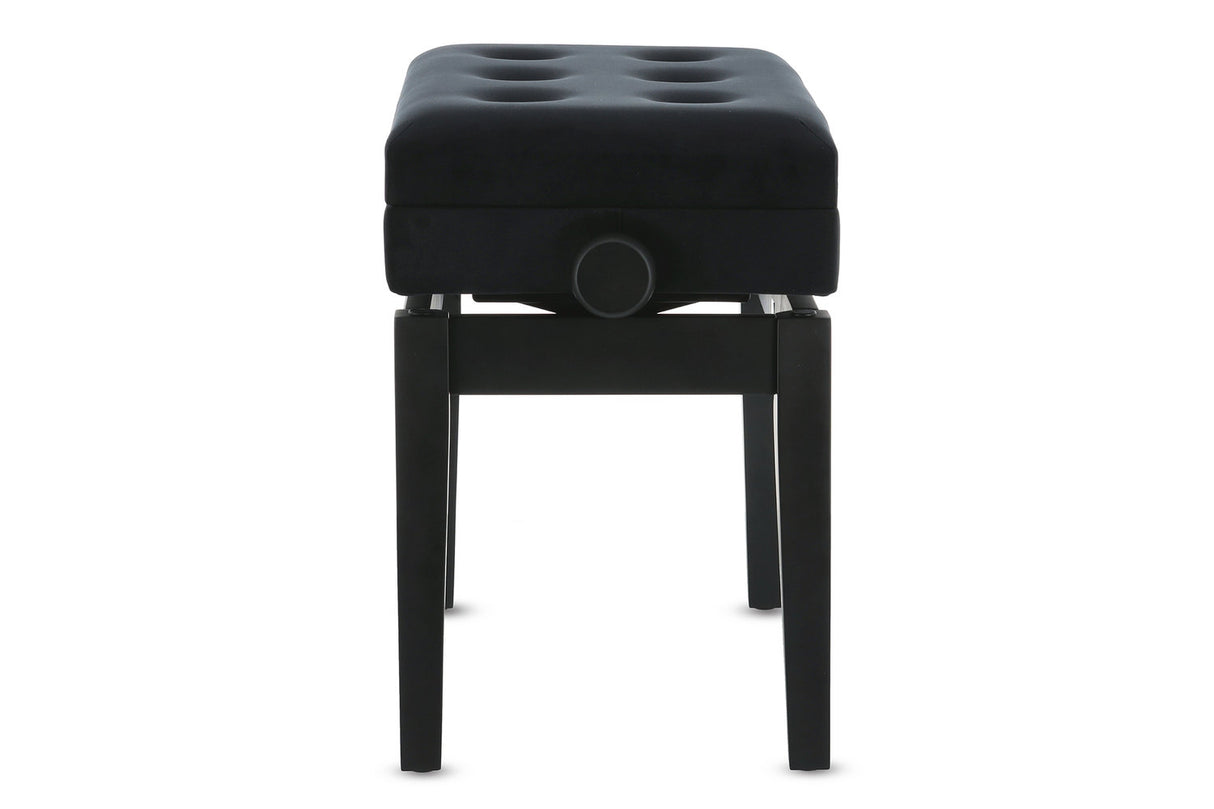 GEWA pianobänk Deluxe med förvaringsfack - Svart matt