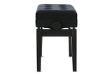 GEWA pianobänk Deluxe med förvaringsfack - Svart matt