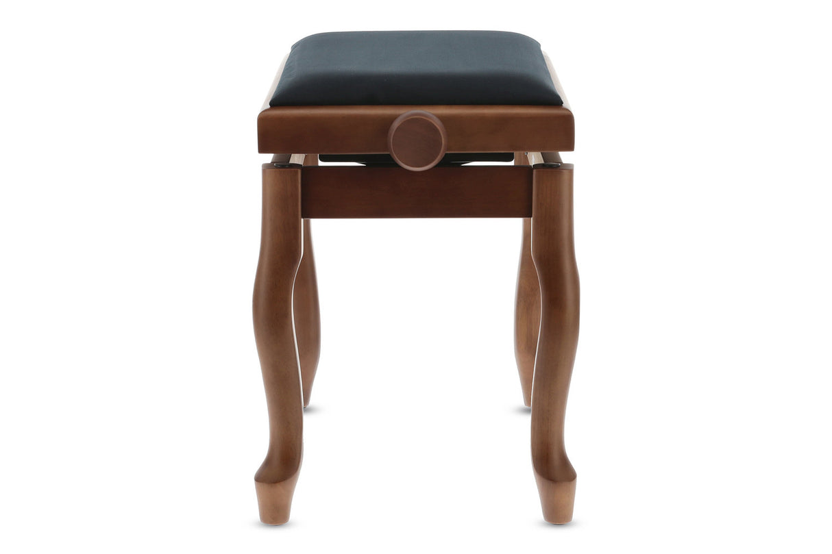 GEWA pianobänk Deluxe Classic - Valnöt matt