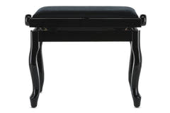 GEWA pianopall Deluxe Classic - svart högblank