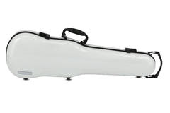 GEWA formgjutna fiolfodral Air 1.7 - vit högglans (med sidohandtag)
